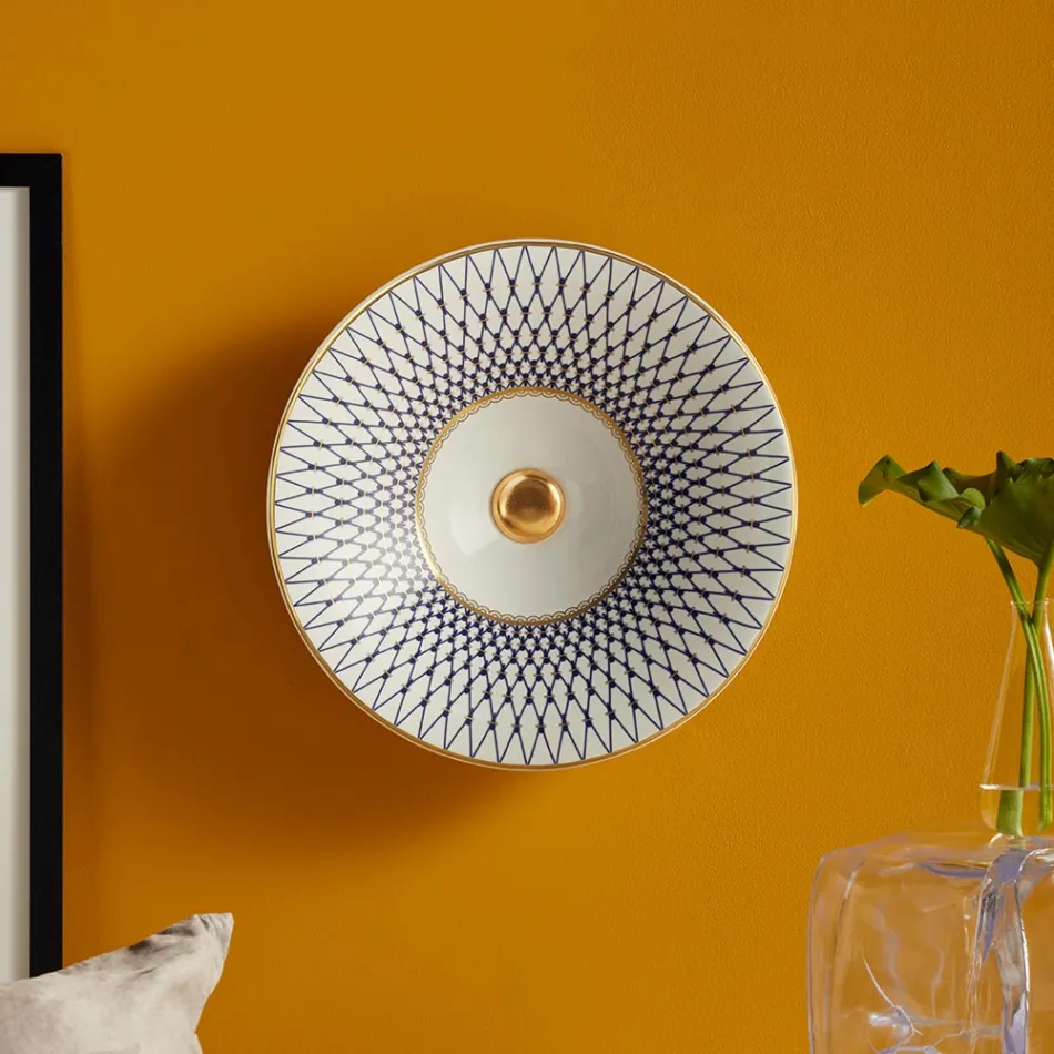 حوض غسيل نصف غائر من البورسلين الفرنسي عالي الجودة - Pausa Viadurini