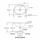 حوض غسيل باروكي تحت الطاولة مصنوع من الطين الناري والبلاتين، صنع في إيطاليا، إيجة Viadurini