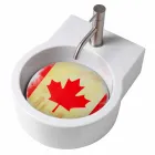 حوض غسيل/مغسلة معلق بتصميم سطح الطاولة مصنوع في إيطاليا Tor Viadurini