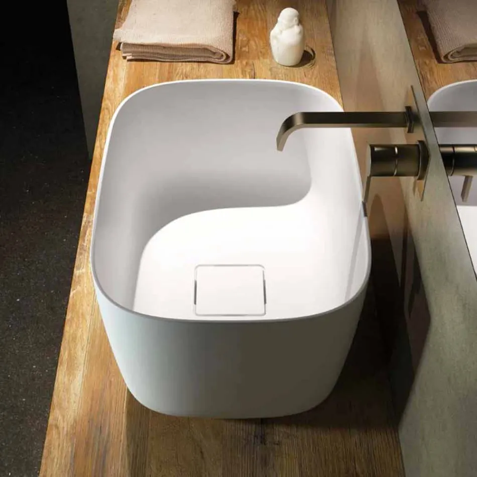 حوض غسيل قائم بذاته، مصنوع في إيطاليا، لاليو Viadurini