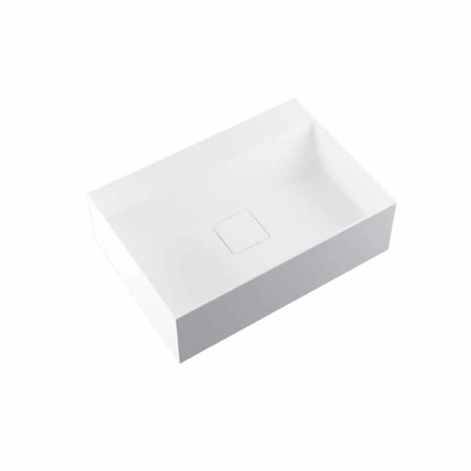 حوض غسيل بتصميم سطح الطاولة، تم إنتاجه في إيطاليا، لافيس Viadurini