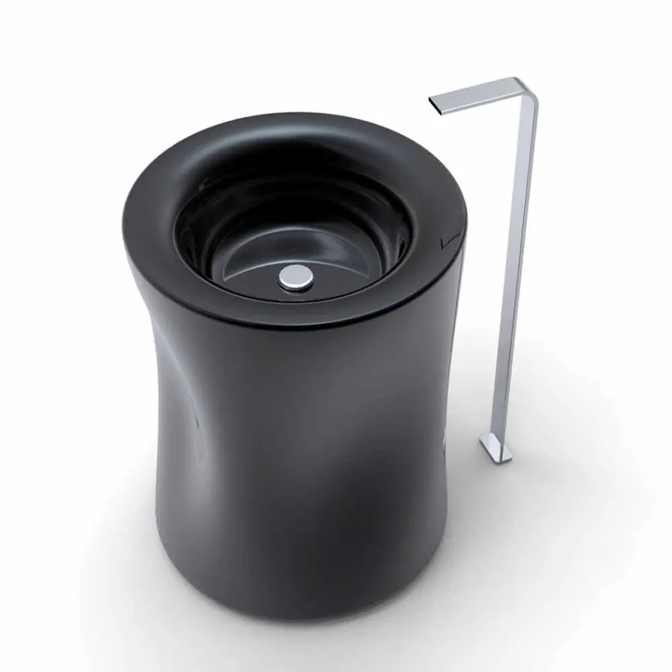 حوض غسيل قائم بذاته بتصميم حديث مصنوع في إيطاليا، سيراكيوز Viadurini