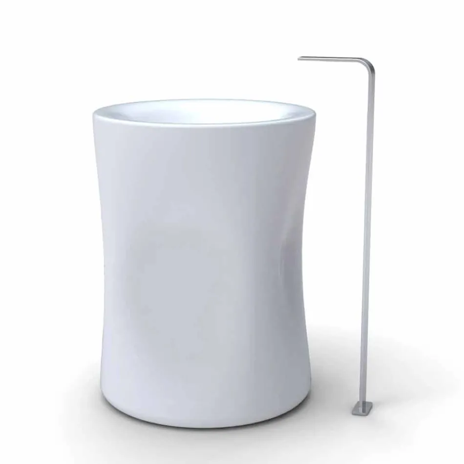 حوض غسيل قائم بذاته بتصميم حديث مصنوع في إيطاليا، سيراكيوز Viadurini