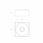 حوض غسيل حديث مصنوع في إيطاليا، فورينو Viadurini