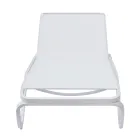 كرسي استلقاء للتشمس خارجي من سولايا، مقاس 194×65 سم، مصنوع من الألومنيوم والمنسوجات Viadurini