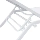 كرسي استلقاء للتشمس خارجي من سولايا، مقاس 194×65 سم، مصنوع من الألومنيوم والمنسوجات Viadurini