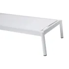 كرسي استلقاء للتشمس خارجي من الألومنيوم مقاس 205×76 سم مع وسادة - تيسارا Viadurini