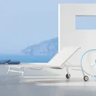 سرير حديقة قابل للتكديس، صنع في إيطاليا، قطعتين - أبردين Viadurini