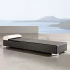 سرير شمسي للحديقة من البولي راتان المنسوج يدويًا - إكسبيريا Viadurini