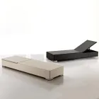 سرير شمسي للحديقة من البولي راتان المنسوج يدويًا - إكسبيريا Viadurini