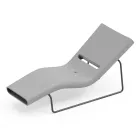 كرسي استرخاء للحديقة من البولي إيثيلين بألوان مختلفة مع دعامة معدنية - بولو Viadurini