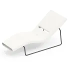 كرسي استرخاء للحديقة من البولي إيثيلين بألوان مختلفة مع دعامة معدنية - بولو Viadurini