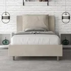 لوح رأس سرير مقاس 120×200 سم مع وسائد من الألياف الدقيقة، صنع في إيطاليا - أولمبيكس Viadurini