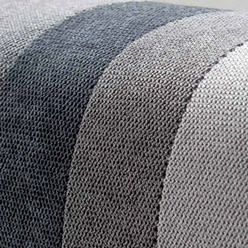 سرير مزدوج ١٦٠×١٩٠ مع خطين عموديين ومتوازيين بلونين - باولو Viadurini