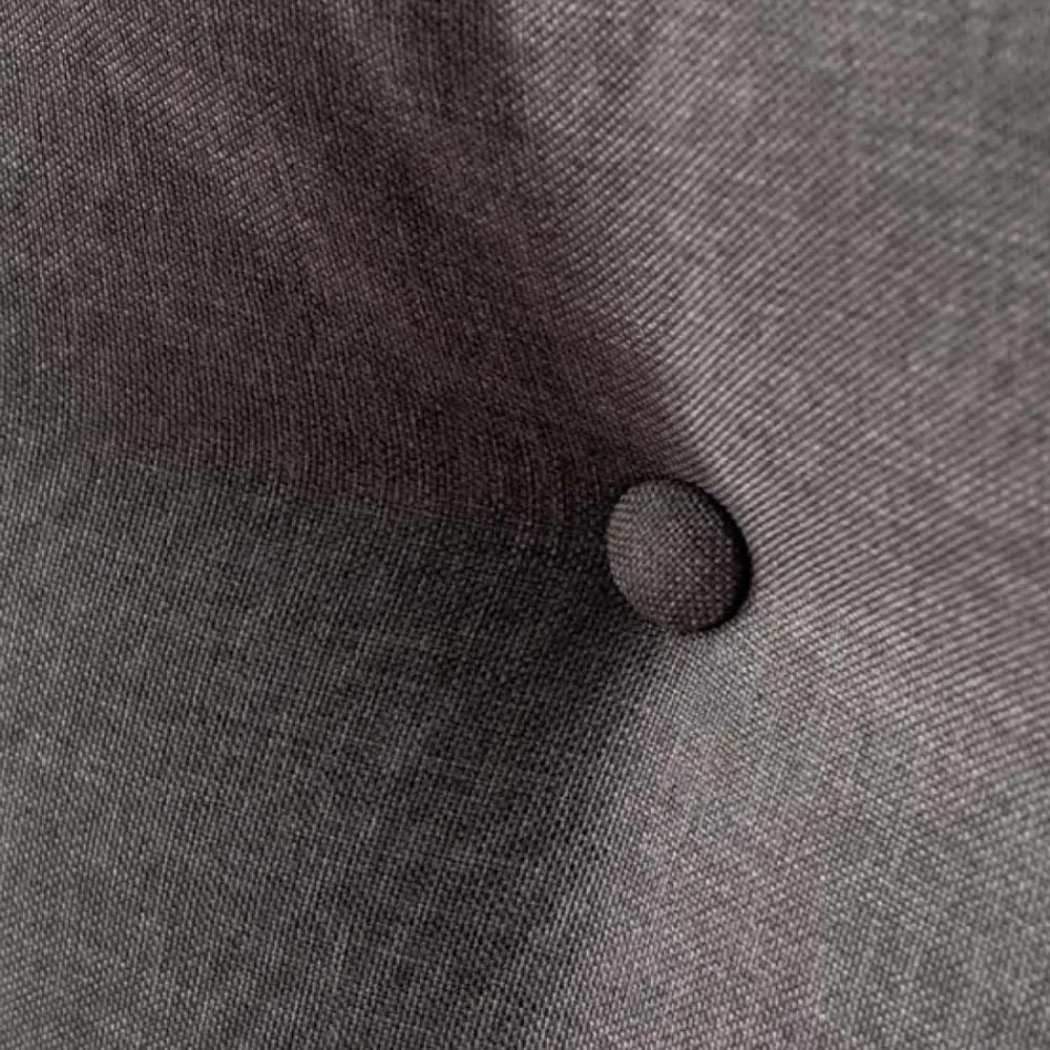 سرير مزدوج ١٦٠×١٩٠ مع أزرار مزخرفة في الوسائد - رايز Viadurini