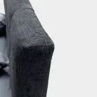 سرير مزدوج ١٦٠×١٩٠ مع حبال منقوشة عموديًا - قناع Viadurini