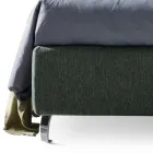 سرير مزدوج ١٦٠×١٩٠ سم بلمسة نهائية غير متماثلة بلونين - ياسمين Viadurini