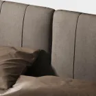 سرير مزدوج ١٦٠×١٩٠ مع حشوة وأشرطة رأسية - نايس Viadurini