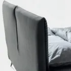 سرير مزدوج ١٦٠×١٩٠ مع حشوة على شكل وسادة - بريز Viadurini