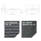 سرير مزدوج ١٦٠×١٩٠ مع حشوة على شكل وسادة - بريز Viadurini