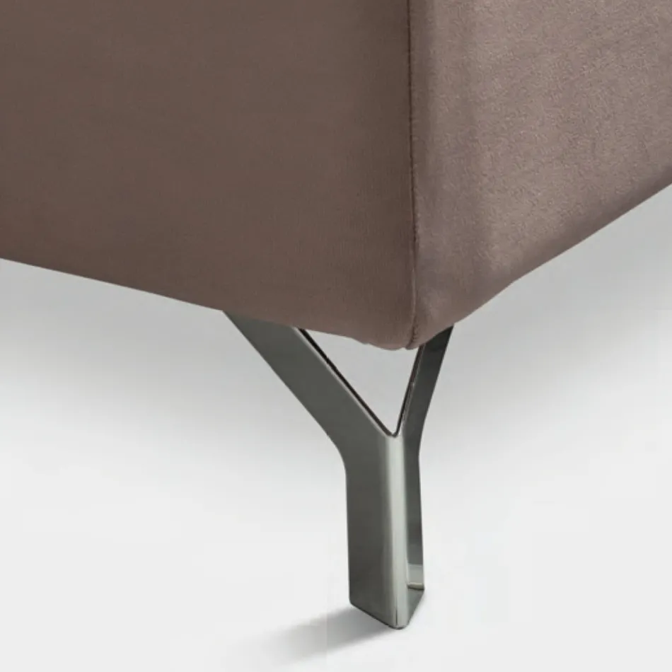 سرير مزدوج ١٦٠×١٩٠ مع خياطة هندسية - سيوتولينو Viadurini