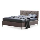 سرير مزدوج ١٦٠×١٩٠ مع خياطة هندسية - سيوتولينو Viadurini