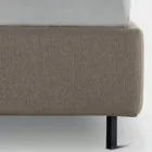 سرير مزدوج 160×190 بخطوط منحنية وأزرار صنع في إيطاليا - أورينتي Viadurini