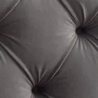 سرير مزدوج ١٦٠×١٩٠ مع لوح رأس مرتفع ومبطن، صنع في إيطاليا - سالي Viadurini