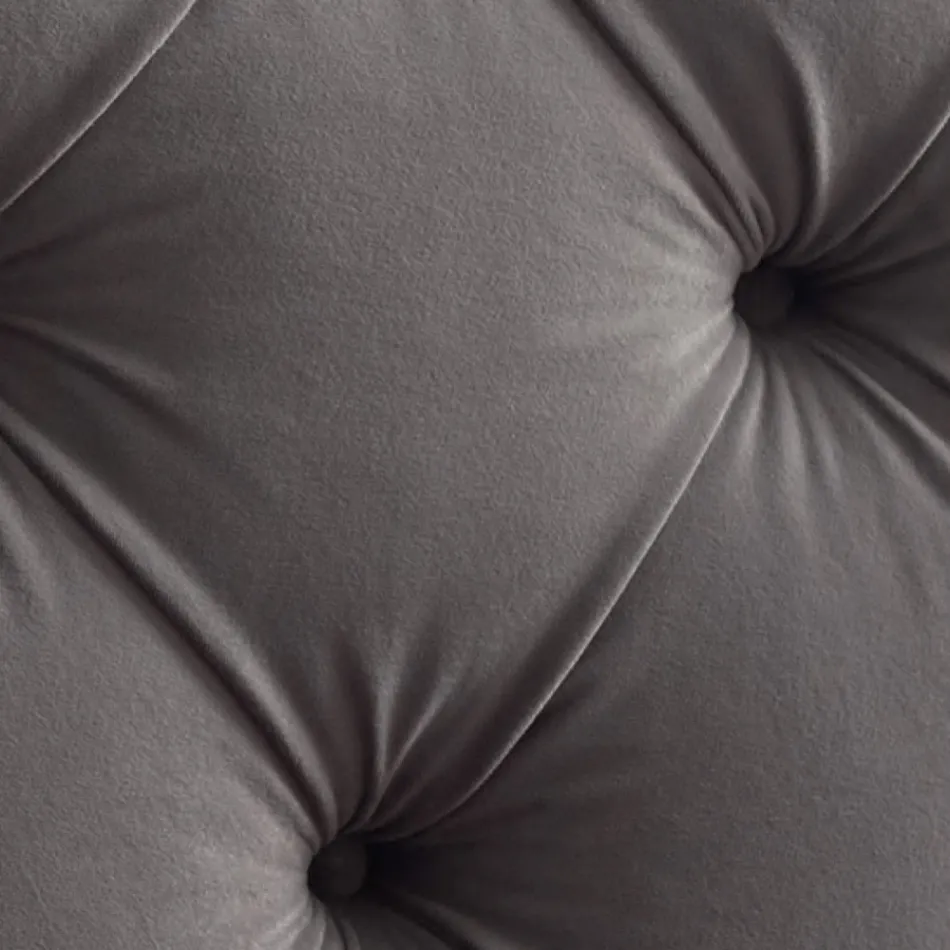 سرير مزدوج ١٦٠×١٩٠ مع لوح رأس مرتفع ومبطن، صنع في إيطاليا - سالي Viadurini