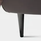 سرير مزدوج ١٦٠×١٩٠ مع لوح رأس مرتفع ومبطن، صنع في إيطاليا - سالي Viadurini