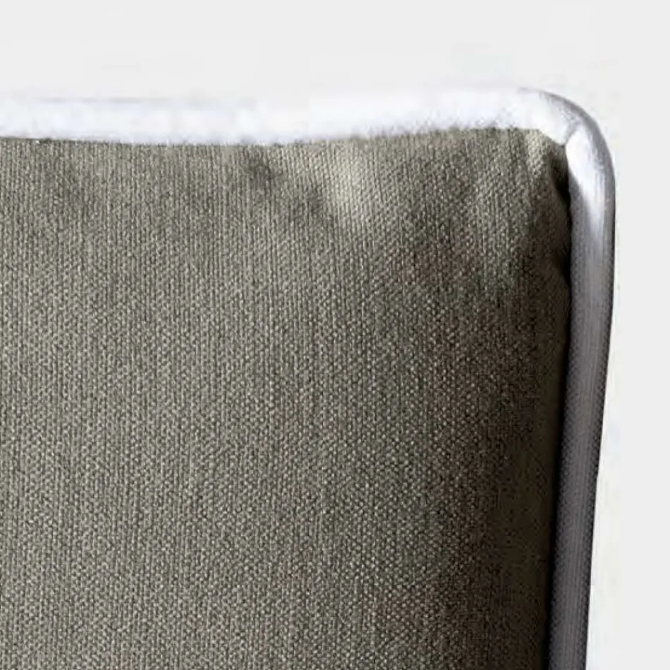 سرير مزدوج مقاس 160×190 مع لوح رأسي مقسم مركزيًا، صنع في إيطاليا - سيليستي Viadurini