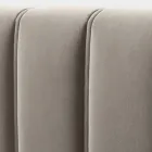 سرير مزدوج ١٦٠×١٩٠ مع خياطة وأشرطة عمودية عريضة - ماجان Viadurini