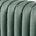 سرير مزدوج ١٦٠×١٩٠ سم مع خياطة متعددة الخطوط وأشرطة ضيقة - ميدوس Viadurini