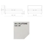 سرير مزدوج مقاس 160×190 سم مصنوع من القماش بأقدام معدنية، صنع في إيطاليا - دريمز Viadurini