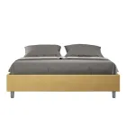 سرير مزدوج 160×200 سم مغطى بألياف دقيقة، صنع في إيطاليا - رياضي Viadurini