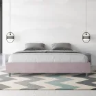 سرير مزدوج 190×200 سم مغطى بألياف دقيقة، صنع في إيطاليا - رياضي Viadurini