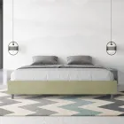 سرير مزدوج 200×200 سم مغطى بقماش مايكروفايبر، صنع في إيطاليا - رياضي Viadurini