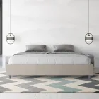 سرير مزدوج 200×200 سم مغطى بقماش مايكروفايبر، صنع في إيطاليا - رياضي Viadurini