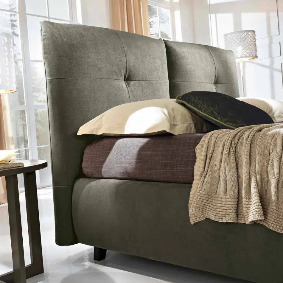 سرير مزدوج مع صندوق رفع 160x190 / 200 سم نينا Viadurini