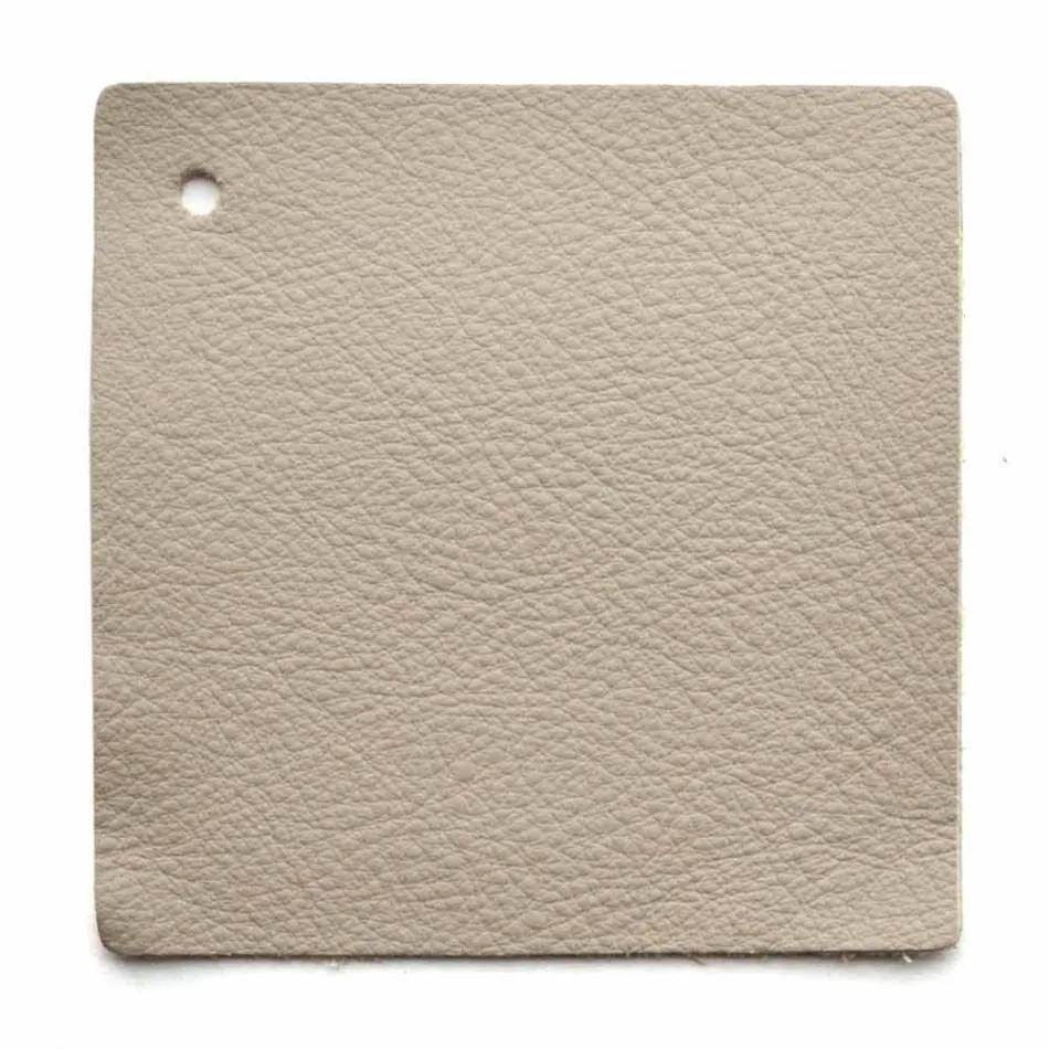 Design double bed with leather upholstered headboard Menardo Viadurini