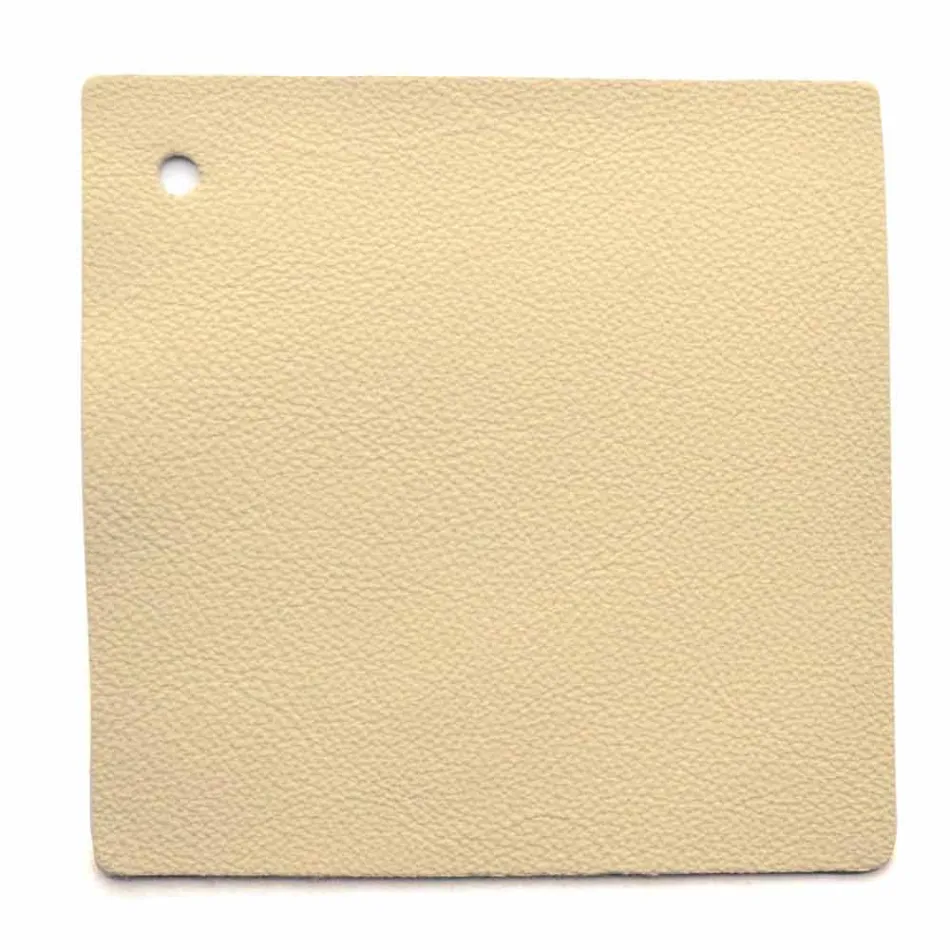 Design double bed with leather upholstered headboard Menardo Viadurini