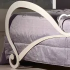 design double bed made of iron with crystal decorations Eden Viadurini