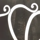 design double bed made of iron with crystal decorations Eden Viadurini