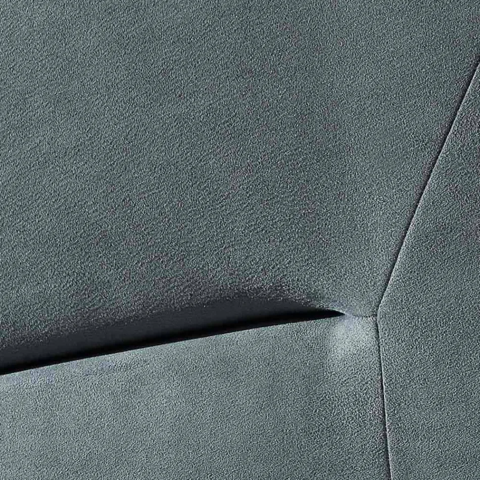 سرير مزدوج حديث مبطن مع صندوق شمسي 160 × 190 / 200 سم Viadurini