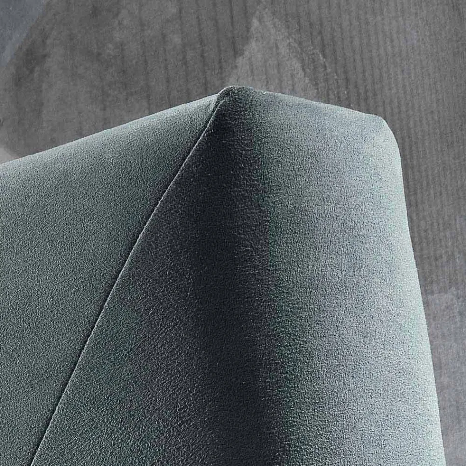 سرير مزدوج حديث مبطن مع صندوق شمسي 160 × 190 / 200 سم Viadurini