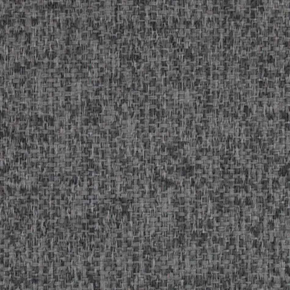 سرير مزدوج من القماش مع صندوق ولوح رأس مخطط مصنوع في إيطاليا - نيفز Viadurini