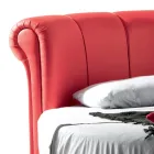 سرير مزدوج دائري فاخر حديث مصنوع من الجلد الصناعي في إيطاليا - دريم Viadurini