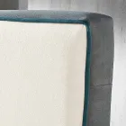 سرير مزدوج مبطن حديث مع صندوق رفع 160 × 190 / 200 سم ميا Viadurini