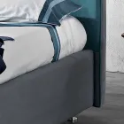 سرير مزدوج مبطن حديث مع صندوق رفع 160 × 190 / 200 سم ميا Viadurini