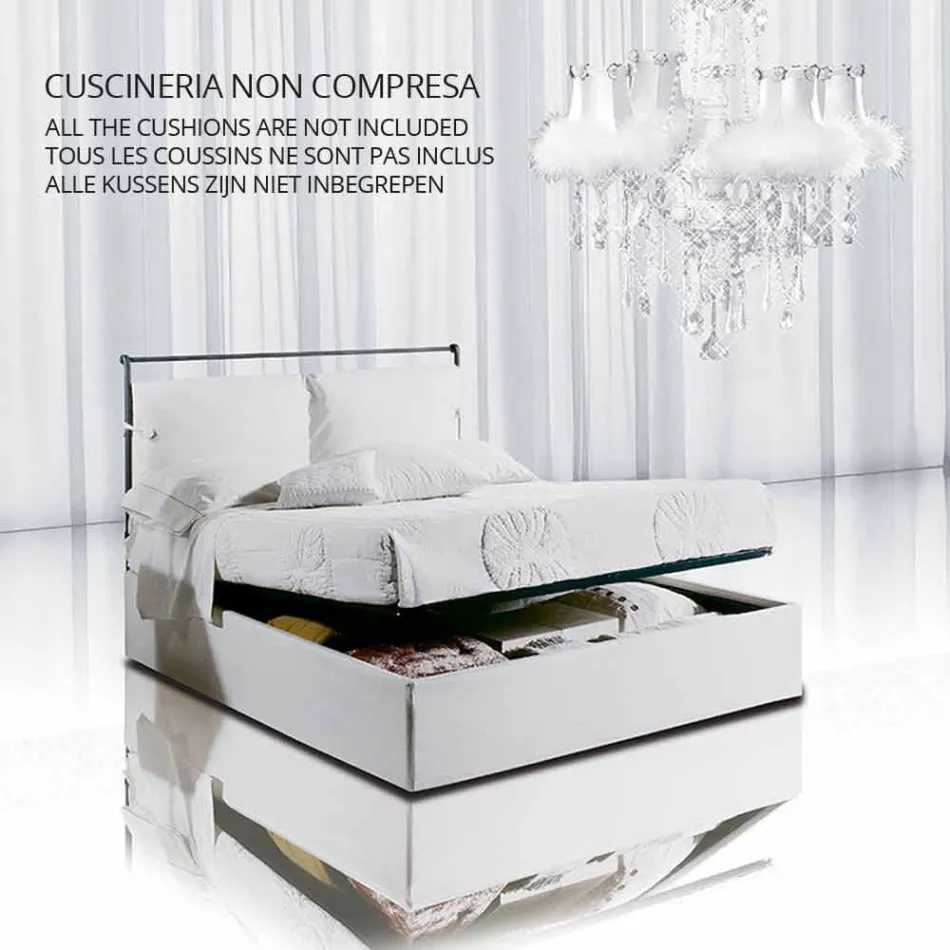 سرير فردي من الحديد المطاوع هيفايستوس Viadurini